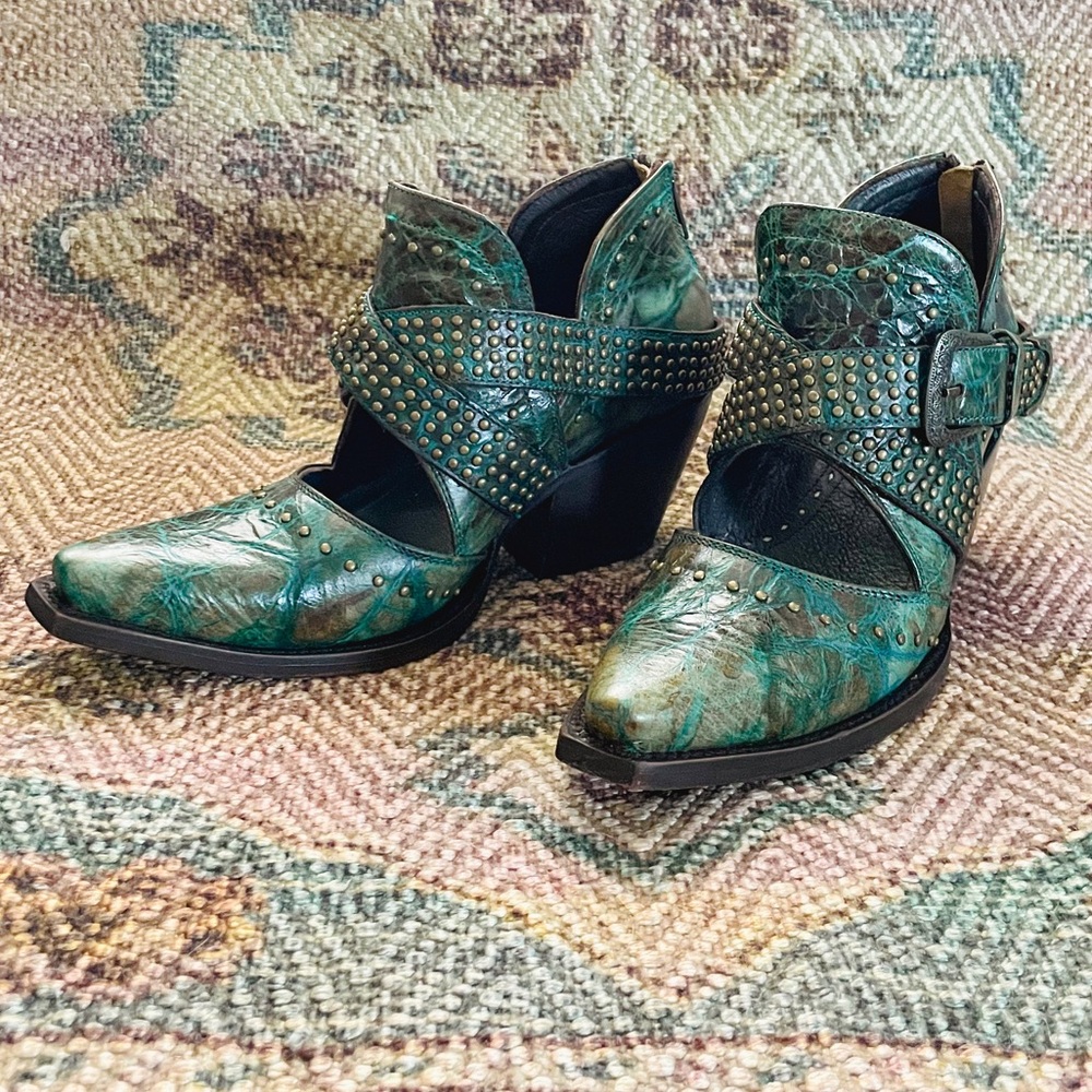 Ariat Dixon Rock N Roll 8.0 Topaz Turquoise
